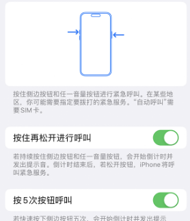 电白苹果14维修站分享iPhone14如何使用SOS紧急联络 